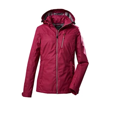 Afbeelding van killtec Women&#039;s Softshelljack/outdoorjack met afritsbare capuchon KOS 91 WMN SFTSHLL JCKT, dark rose, 42, 39141 000