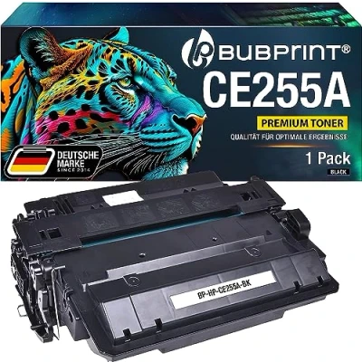 Afbeelding van Bubprint Toner compatibel als vervanging voor HP 55A CE255A Laserjet P3010 P3011 P3015 P3015DN P3015N P3015X Pro MFP M521dn M521dw Enterprise 500 M525 M525dn M525c zwart