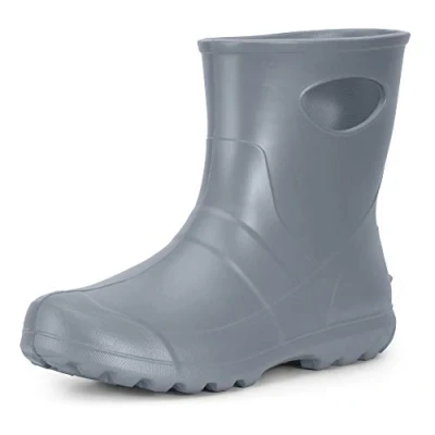 Afbeelding van Ladeheid Dames Regenlaarzen Gevoerd en Waterdicht Vederlicht EVA LA LMG 750 GardenWomen Zilver (Zonder Laarskous) 38