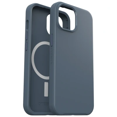 Afbeelding van Apple iPhone 15 MagSafe Hoesje Kunststof OtterBox Hardcase/Backcover Blauw Telefoonhoesje Shockproof/Valbescherming