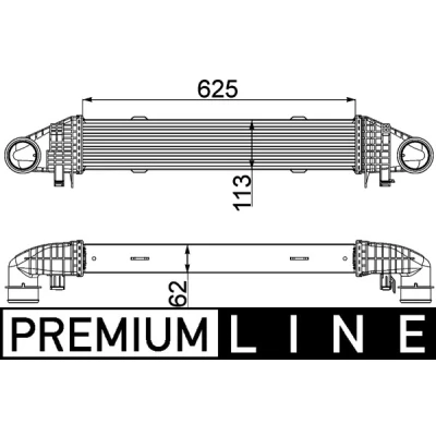 Afbeelding van Mahle Original Interkoeler CI 359 000P