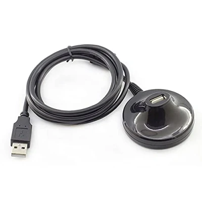 Afbeelding van Bolwins E20CS USB 2.0 verlengkabel met standaard, stekker naar bus, verlenging ferrietkern en kabellengte: 150 cm