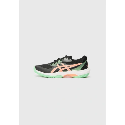 Afbeelding van Asics Padelschoenen, Heren, Maat: 46, Black/vivid coral Textiel/ synthetisch