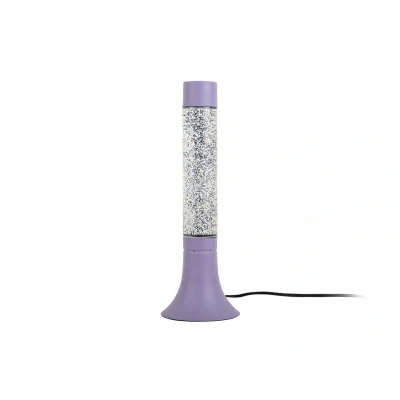 Afbeelding van Leitmotiv Tafellamp Astro Glitter Glitterlamp Zacht Paars 13x13x37,5cm Nice thingZ