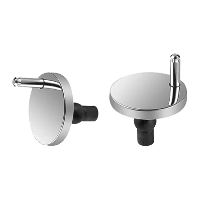 Afbeelding van TRKETK 2 stuks upgrade wc bril bevestigingen snelsluiting, universele scharnierkoppelingen stoelbevestigingen met rubberen schroefbevestiging, bevestiging aan de bovenkant, voor