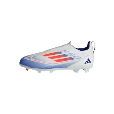 Afbeelding van adidas Performance F50 League Laceless FIRM Multiground Voetbalschoenen met kunststof noppen voor kinderen, Maat: 28.5 Textiel/ synthetisch