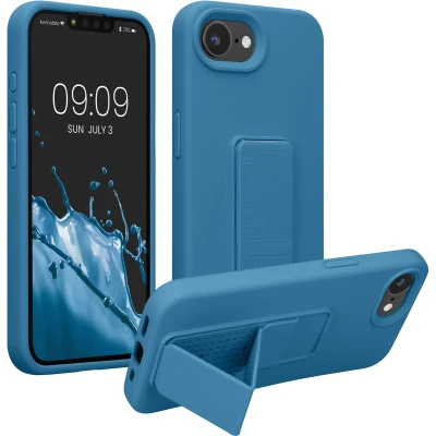 Afbeelding van kwmobile back cover voor smartphone geschikt Apple iPhone 16e 1x beschermhoesje van kunststof In Caribisch blauw