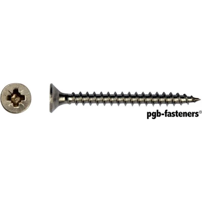 Afbeelding van PGB Fasteners Spaanplaatschroef VZK RVS 5 x 80 mm