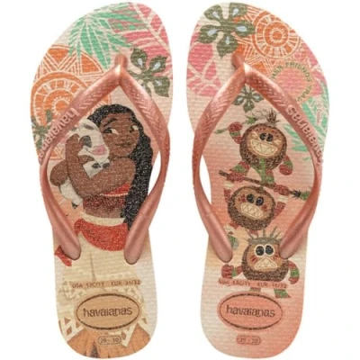 Afbeelding van Havaianas Kids Slim Princess Flip Flop, Roze klei, 9 UK Kind, Child