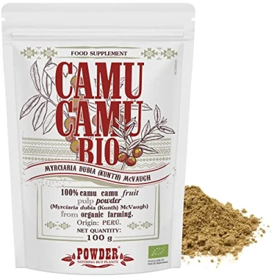 Afbeelding van ORGANIC camu * 100 servings/Camu powder g 6520 mg of vitamin C per product