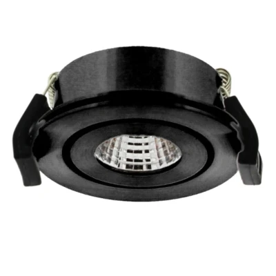 Afbeelding van Klemko Lumiko Venice COB LED spot 3.3W 350 mA 3000K IP44 zwart