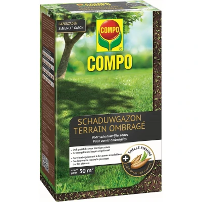 Afbeelding van COMPO Gazonzaad Schaduwgazon voor schaduwrijke gazons snelle kieming doos 1 kg (50 m²)