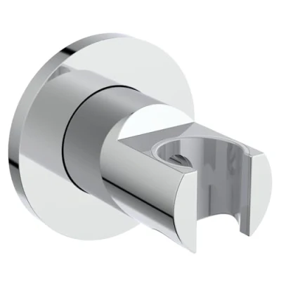 Afbeelding van Ideal Standard Idealrain vaste handdouchehouder, rond design