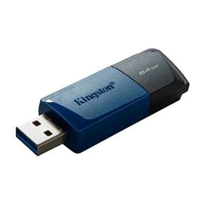 Afbeelding van Kingston Technology DataTraveler Exodia M USB flash drive 64 GB Type A 3.2 Gen 1 (3.1 1) Zwa