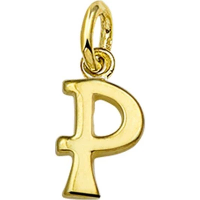 Afbeelding van Trendjuwelier huiscollectie Hanger Geelgoud Letter P
