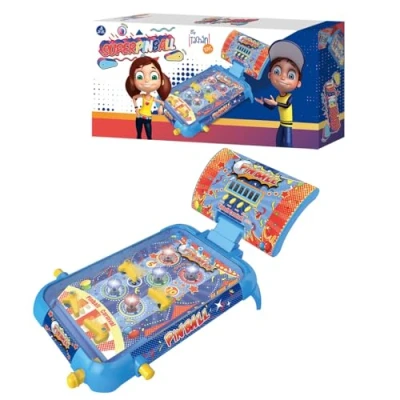 Afbeelding van Super Pinball Carnaval Tachan Flipperspel Tafelmodel Arcade Retro Flipperkast Met Licht en Geluid Digitale Score