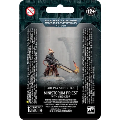 Afbeelding van Warhammer 40K Adepta Sororitas: Ministorum Priest with Vindictor