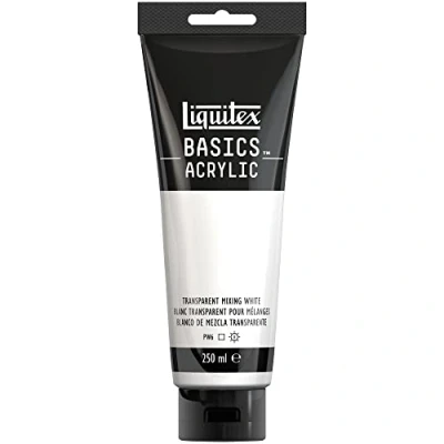 Afbeelding van Liquitex Basics 250ml Tube Transparent Mixing White