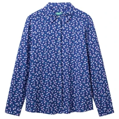 Afbeelding van United Colors of Benetton Overhemdblouse, Dames, Maat: Small, Multicolor