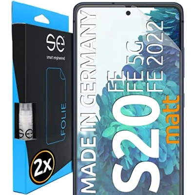 Afbeelding van 3D Screenprotector voor Samsung Galaxy S20 FE &amp; 5G [2 stuks smart engineered] Matte, volledig dekkende ontspiegelde beschermfolie, vriendelijk beschermhoesjes, Geen glas maar TPU folie