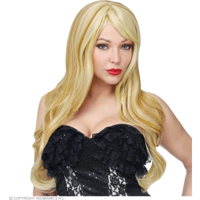 Afbeelding van Widmann Melissa Cosplay Pruik Lang En Blond Carnavalskleding Verkleedkleding