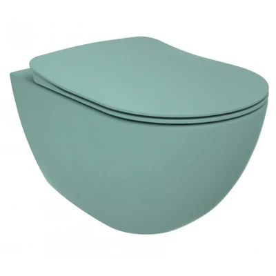 Afbeelding van Sanigoods Alpha hangend toilet nijlgroen
