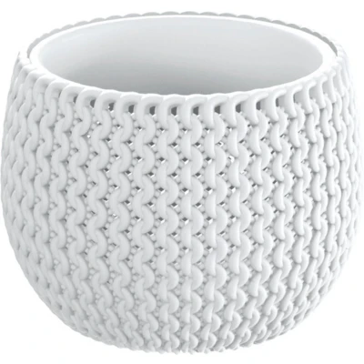 Afbeelding van Prosperplast Bloempot Splofy wit 1400 ml 18 cm