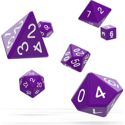 Afbeelding van Oakie Doakie Dice Set RPG Solid: Purple (7 stuks)
