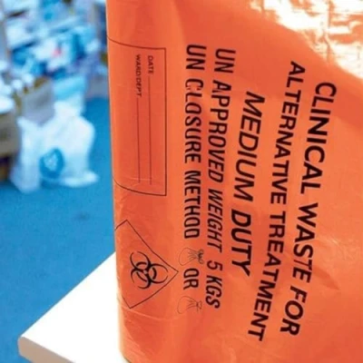 Afbeelding van Medische afvalzakken, gemiddelde belasting, 30 l/5 kg