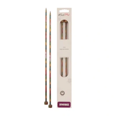 Afbeelding van KnitPro 40 cm x 5 mm Symfonie enkelpuntige naalden, meerkleurig