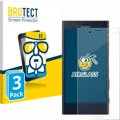 Afbeelding van BROTECT Screenprotector voor Sony Xperia X Compact Folie Beschermfolie Beschermglas transparant (3 Stuks)