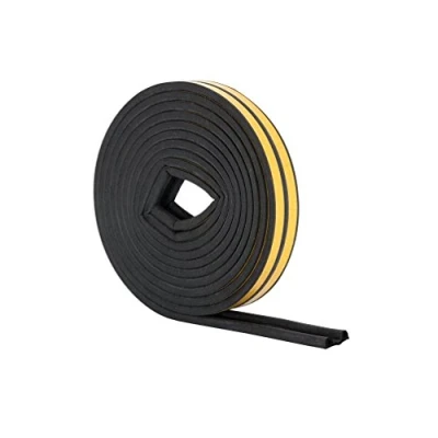 Afbeelding van Stormguard 05sr034005mbl 5 m EPDM P profiel zelfklevende rubberen tochtstopper zwart