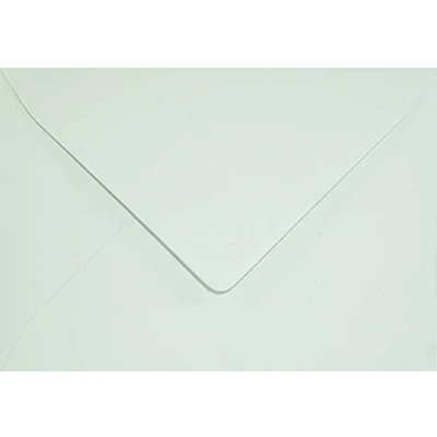 Afbeelding van Netuno 100 Pastel groen enveloppen B6 natte lijm puntklep zonder venster 125x175mm 120g Keaykolour Green gekleurde ecologisch premium papier elegante hoge kwaliteit voor bruiloft verjaardag doop kerstmis