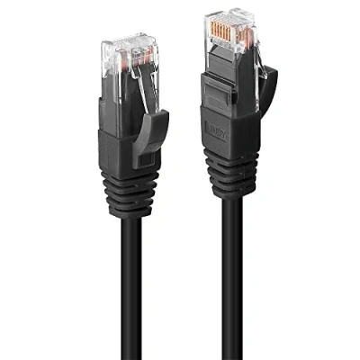 Afbeelding van LINDY 45436 RJ45 Netwerkkabel, patchkabel CAT 6 U/UTP 7.50 m Zwart Snagless 1 stuk(s)