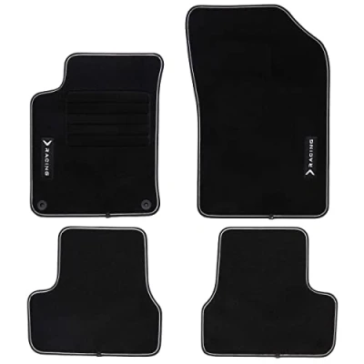 Afbeelding van DBS 1766671 auto op maat gemaakte deurmat voor auto, 4 delig, hoogwaardig, antislip, velours coating, inspiratie