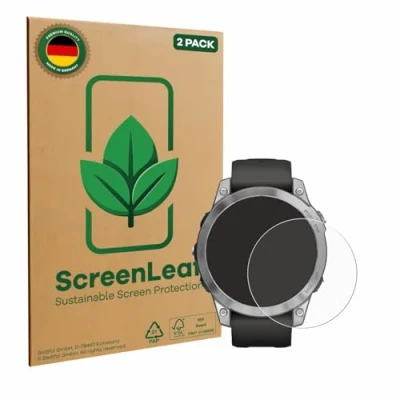 Afbeelding van ScreenLeaf Screenprotector voor Garmin Fenix 7 (47 mm) Duurzame schermbescherming Folie Beschermfolie transparant (2 Stuks)
