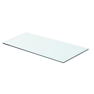 Afbeelding van vidaXL Wandschap 60x25 cm Glas Transparant Wandplank Schap Plank Wand Opbergen