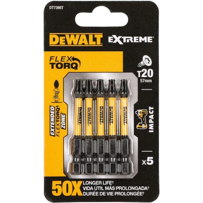 Afbeelding van DeWalt Accessoires IMPACT Torsion 50mm Torx T20 DT7395T QZ