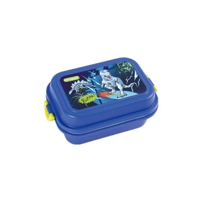 Afbeelding van Keyroad Lunchbox, kunststof, met vak, Dino, Lunchpakketten