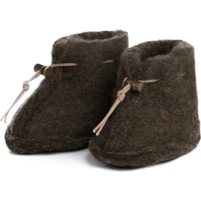 Afbeelding van Alwero babyslof Emo Khaki 6 12 mnd