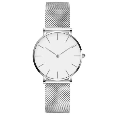 Afbeelding van Tyme Dames Horloge 36mm Wit/Zilverkleurig Horloges voor Vrouwen &amp; Meisjes Polshorloge Uurwerk met Cadeauverpakking