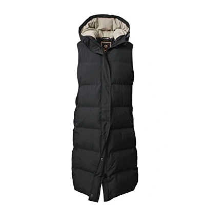Afbeelding van G.I.G.A. DX dames Gewatteerd vest/functioneel vest in dons look met capuchon GW 68 WMN QLTD VST, Zwart, 34, 39267 000