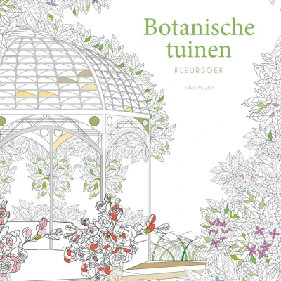 Afbeelding van Uitgeverij rebo kleurboek botanische tuinen
