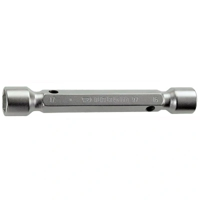 Afbeelding van Facom dubbele, gesmede pijpsleutels, metrisch 6x7 97.6X7