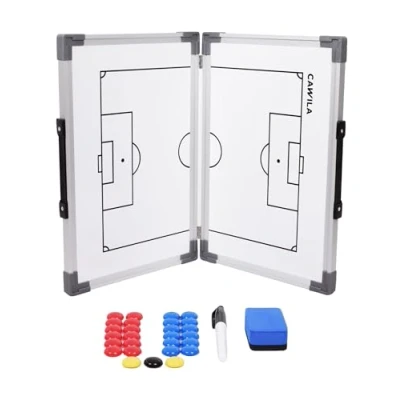 Afbeelding van Cawila Equipment Trainingszubehör Taktiktafel Fussball klappbar 45 x 60cm weiss One Size