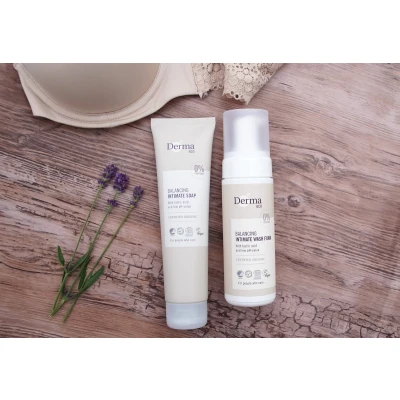 Afbeelding van Derma Eco Wasemulsie Intieme Verzorging 150 ML Parfumvrij Hydraterend pH gebalanceerd Vegan