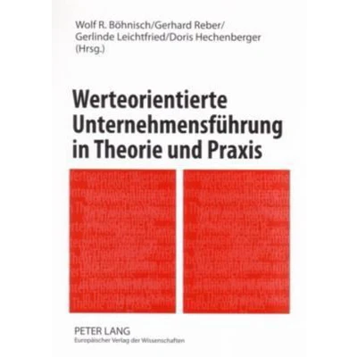 Afbeelding van Werteorientierte Unternehmensführung in Theorie und Praxis