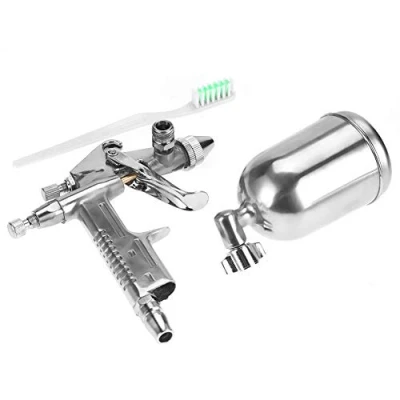 Afbeelding van verfspuitpistool, 0,5 mm mondstuk, afstand 16 25 cm, capaciteit 125 ml, 35 l/min, K 3 mini houten muurschildering, aluminium, professionele pneumatische voor auto houtmuur,