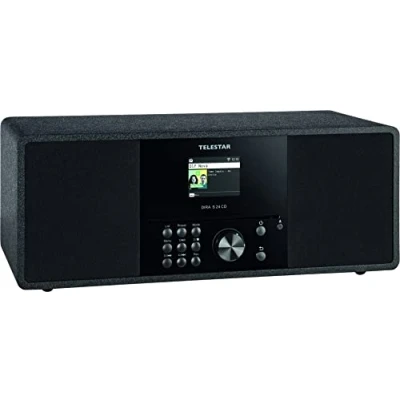 Afbeelding van Telestar DIRA S 24 cd DAB+ digitale radio met speler (stereo radio, FM/DAB/DAB+, speler, Bluetooth 5.1, USB Recording &amp; Media Player, DSP Sound) zwart
