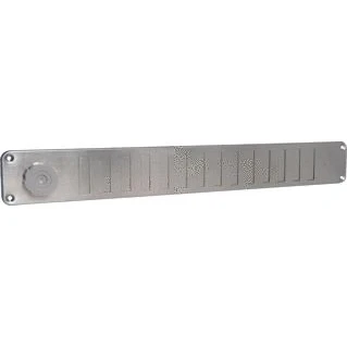 Afbeelding van Schuifrooster met draaiknop 495 x 65 mm RVS